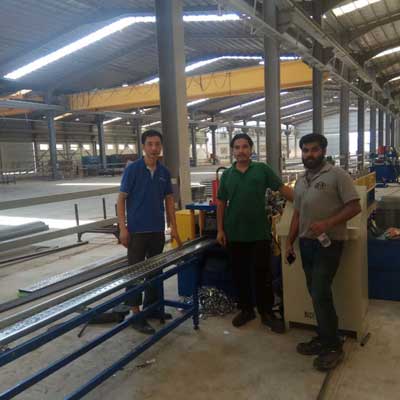 Arabia Saudita: líneas de fabricación de perfiles para plataformas de andamios